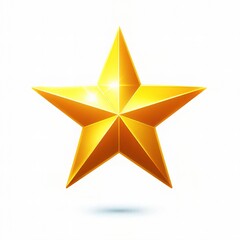 Obraz premium golden star icon