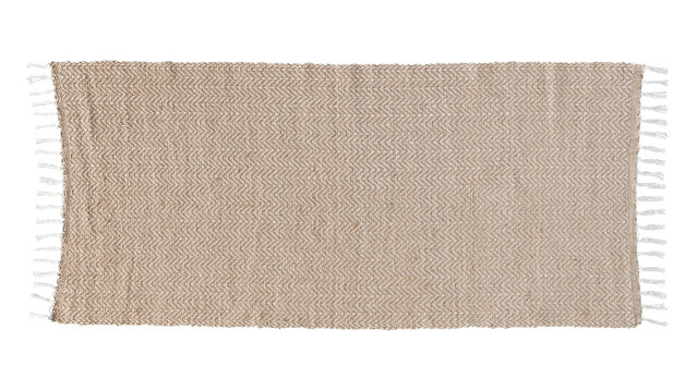 Beige fabric texture floor carpet design element