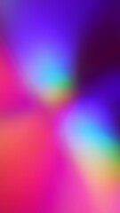 Rainbow neon light flares background. Optical Crystal Prism Flare Beams. Abstract blur animation