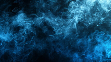 Abstract blue smoky background