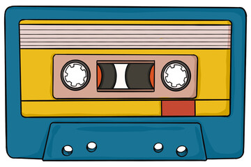 Png retro cassette tape element