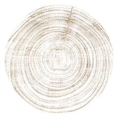 Fototapeta premium Wood slice png sticker, gold glitter watercolor texture design on transparent background