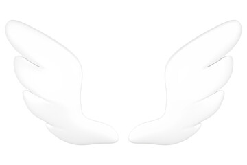 Wings png sticker, 3d business clipart, transparent background