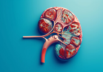 Adult and child hands holding a red heart on an aqua background symbolize heart health, donation, corporate social responsibility, World Heart Day, World Health Day, and Family Day.