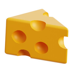 Cheese 3d Illustration