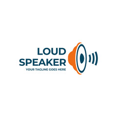 speaker sound system logo design with creative concept premium vector