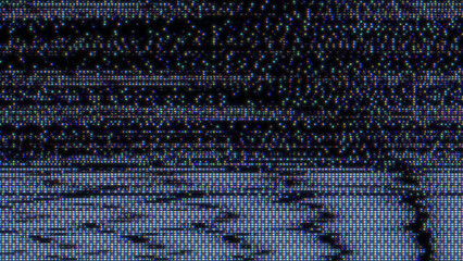 Glitch noise static television VFX. Visual video effects stripes background, CRT tv screen no signal glitch effect