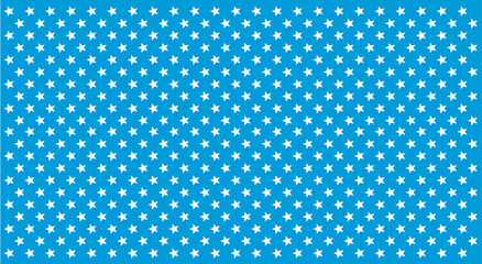 pattern with white stars and blue background