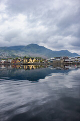 Nordfjordeid w pochmurny dzień, Norwegia