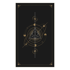 Tarot card png sticker on transparent background