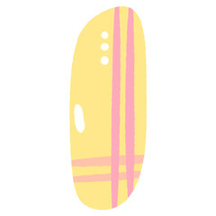 Cute yellow alphabet