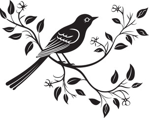 Branching Together Feathered Bond Leafy Haven Avian Peace