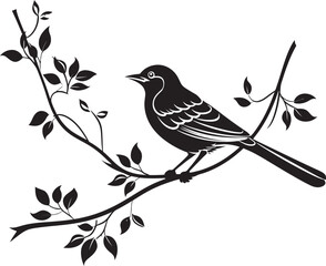 Leafy Nest Avian Abode Branching Together Feathered Bond