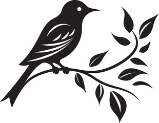 Leafy Abode Birds Home Birds Leafy Branch