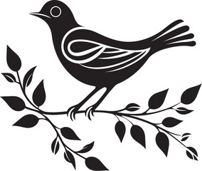 Leafy Branch Birds Shelter Birds Leafy Refuge