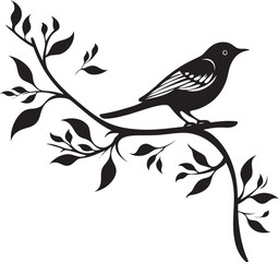 Leafy Branch Birds Abode Birds Leafy Peace