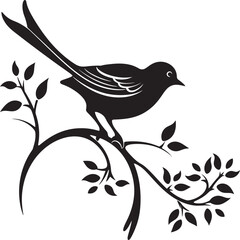 Birds Leafy Branch Leafy Haven Birds Nest