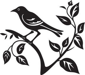 Leafy Haven Birds Nest Birds Leafy Refuge