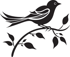 Leafy Branch Birds Shelter Birds Leafy Abode