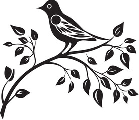 Birds Leafy Shelter Leafy Branch Birds Abode