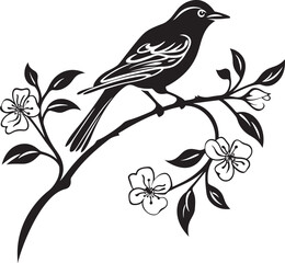 Leafy Branch Birds Abode Birds Leafy Peace