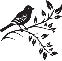 Leafy Haven Birds Nest Birds Leafy Refuge