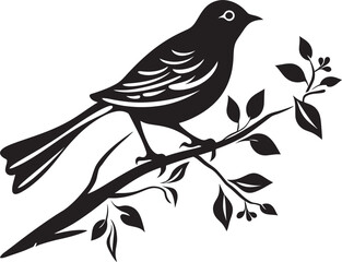 Leafy Sanctuary Birds Home Birds Leafy Branch