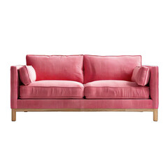 PNG Modern lounge sofa pink color mid century living room furniture