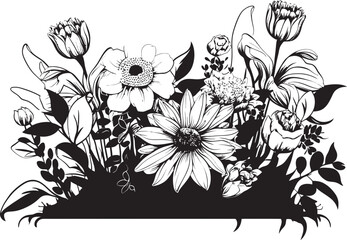 Floral Essence Flower Icon Design Petal Charm Bouquet Vector Logo