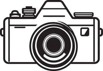 PixelPrecision Camera Vector Logo LensLegacy Iconic Graphic Design