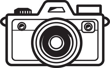 Snapshot Synthesis Camera Logo Design Shutter Symbol Vector Graphic Icon