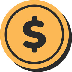 Obraz premium Finance Flat Icon