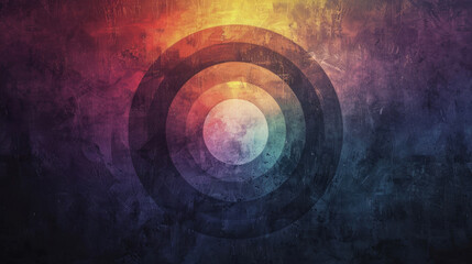 Fototapeta premium Abstract grunge background with target