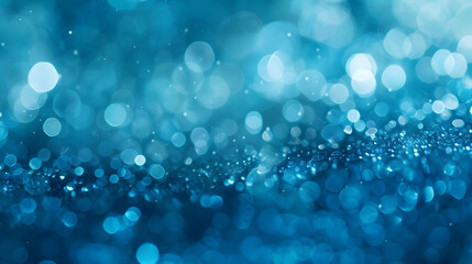 blue luxury background with subtle bokeh