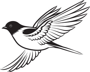 Celestial Coop Cartoon Housebird Icon Airborne Adornments Logo Iconic Design