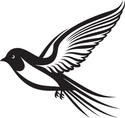 Feathered Folly Vector Housebird Design Celestial Coop Cartoon Bird Icon