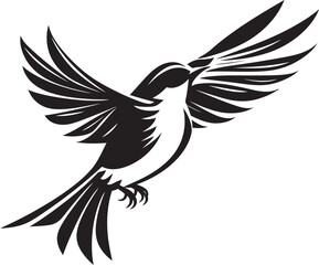 Cloud Cruiser Cartoon Bird Graphic Sky Soarer Logo Iconic Art