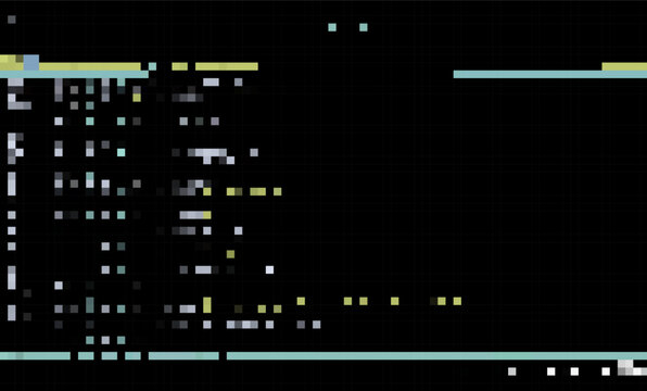 Cyberspace glitch pattern on dark background