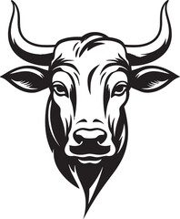 Milk Marvel Cow Vector Logo Udder Elegance Icon Design Art