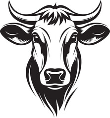Moo Mirage Icon Design Design Dairy Dream Logo Vector Art