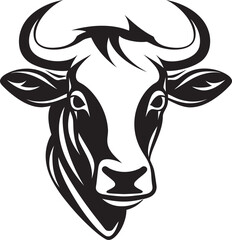 Grazing Glory Logo Vector Icon Dairy Diva Cow Iconic Design