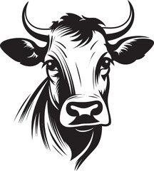 Dairy Duchess Cow Vector Iconic Hoofed Harmony Logo Icon Design