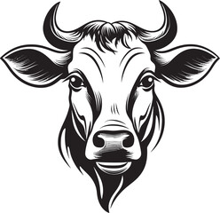 Meadow Majesty Vector Design Graphic Grazing Glamour Logo Icon Art