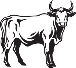 Udder Elegance Logo Icon Design Dairy Delight Cow Iconic Graphic