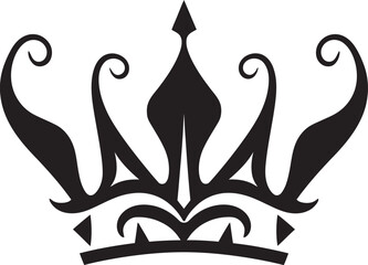 Monarch Mark Vector Logo Icon Crowned Majesty Icon Design Graphic