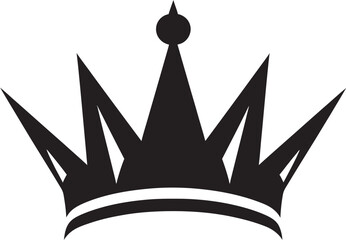 Royal Insignia Icon Design Graphic Crowned Glory Vector Logo Graphic