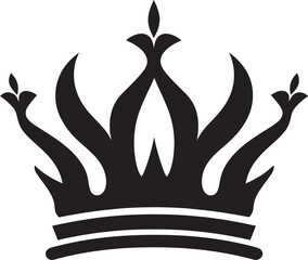 Imperial Icon Crown Design Graphic Majestic Monarch Logo Iconic Art