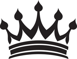 Regal Emblem Vector Iconic Art Crowned Excellence Icon Design Graphic