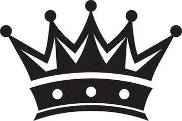 Royal Regency Crown Vector Icon Crown Majesty Iconic Graphic Icon