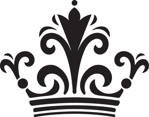 Imperial Icon Icon Design Art Majestic Monarch Crown Vector Graphic